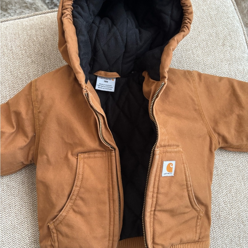 Carhartt Black and Tan Jacket 18Months